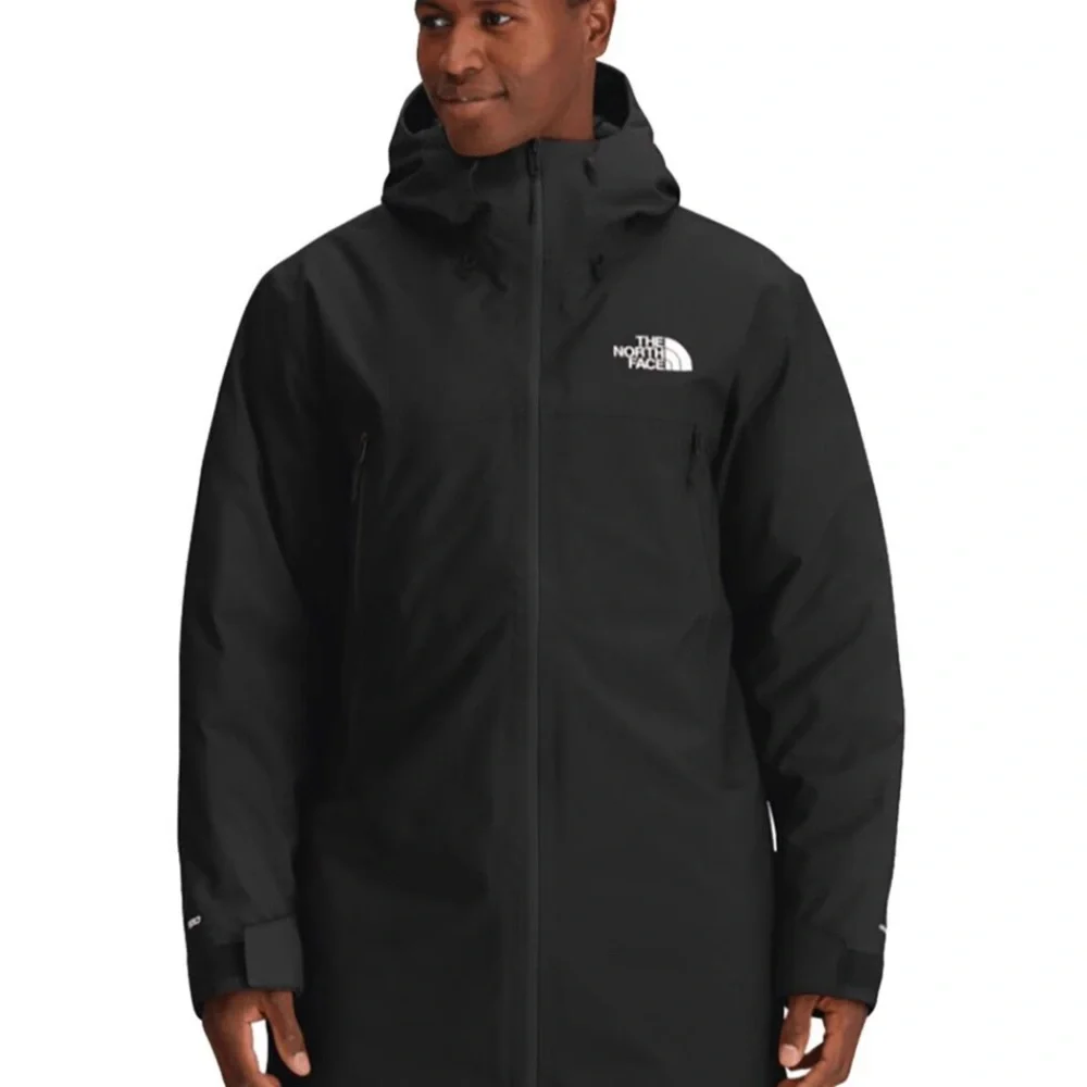 The North Face Men's 2 in 1 warm long hooded jacket XL VGUC